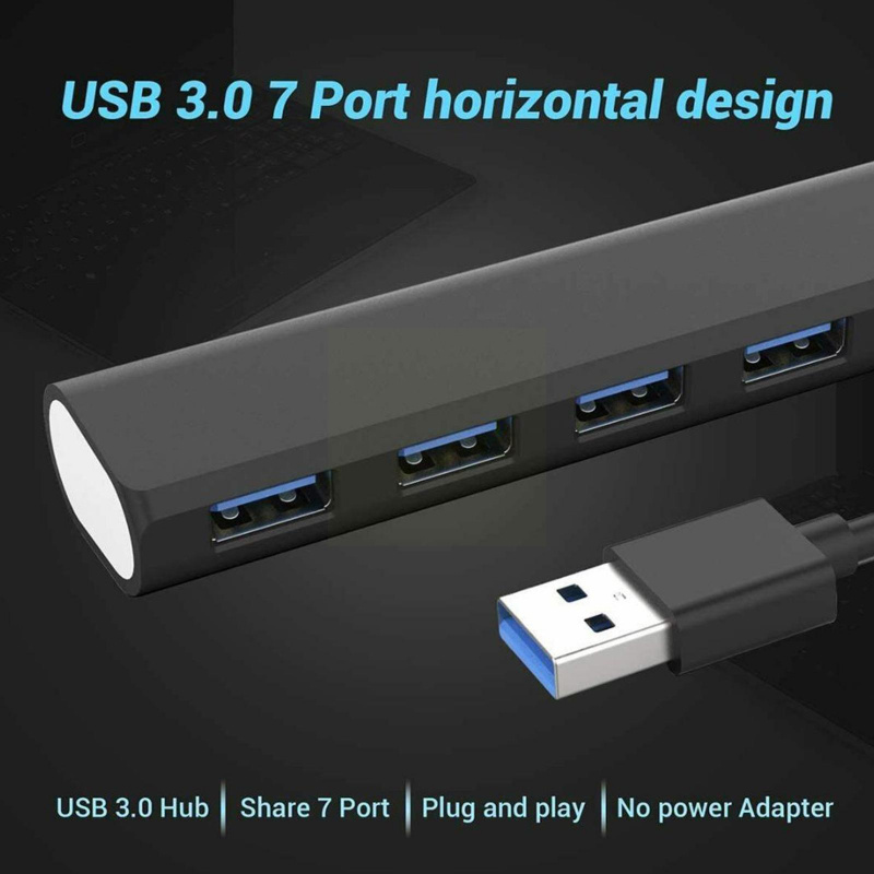 USB 3.0 集線器底座適配器多 USB 分離器 5Gbps 7 擴展器擴展器集線器端口開關 USB3 多個帶端口 USB Q3I2