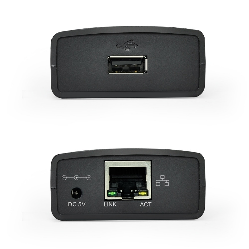 Wavlink USB 2.0 LRP 打印服務器共享局域網以太網網絡打印機電源適配器 USB 集線器 100Mbps 網絡打印服務器美國