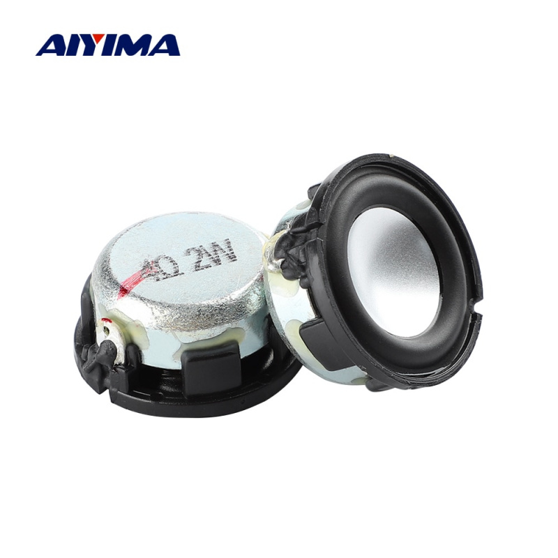 AIYIMA 2Pcs 1 英寸全頻音箱 24MM 4 8 歐姆 2W 釹迷你揚聲器 DIY 藍牙音箱