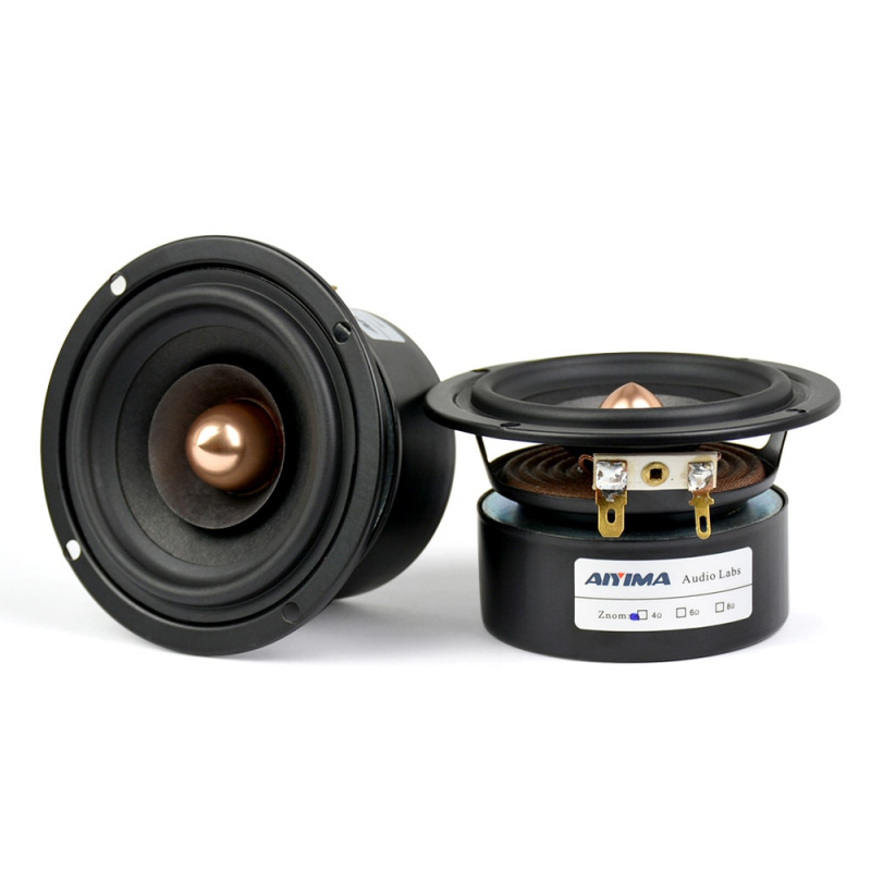 AIYIMA 2PCS 3英寸15W音響發燒全頻音箱4歐8歐全頻HIFI高音中音低音喇叭DIY音箱