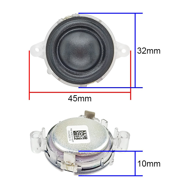 適用於 Harman Kardon 1.25 英寸釹制高音揚聲器 4 歐姆 20W 絲綢圓頂高音揚聲器雙耳內置音頻驅動單元 Diy 2 件