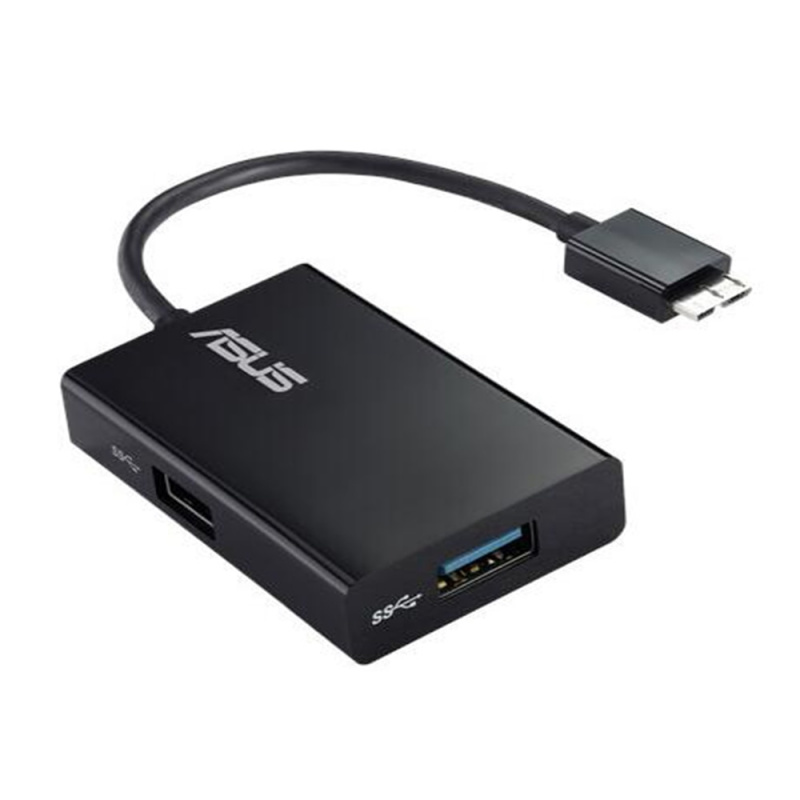 適用於華碩 Transformer Book T300 Chi Micro USB 3.0 集線器的 USB 3.0 OTG 適配器