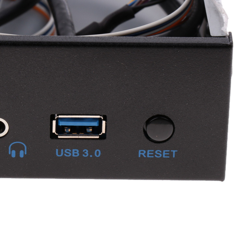 USB 3.0 2端口光驅前面板擴展適配器USB 3.0集線器+高清音頻+電源開關按鈕