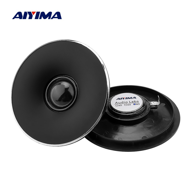 AIYIMA 2 件 4 英寸高音揚聲器釹磁鐵 8 歐姆 30W 絲膜揚聲器擴音器家庭影院