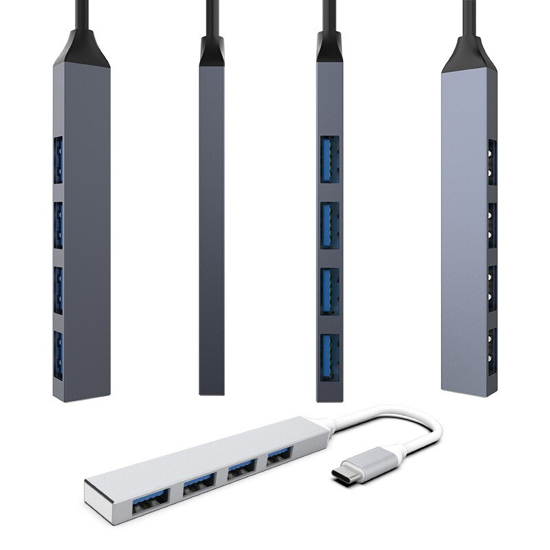 HUB USB Type C 3.1 分離器適配器 OTG 適用於聯想華為小米 Macbook Pro 15 Air Pro 配件 USB 3.0 satechi usb c 集線器