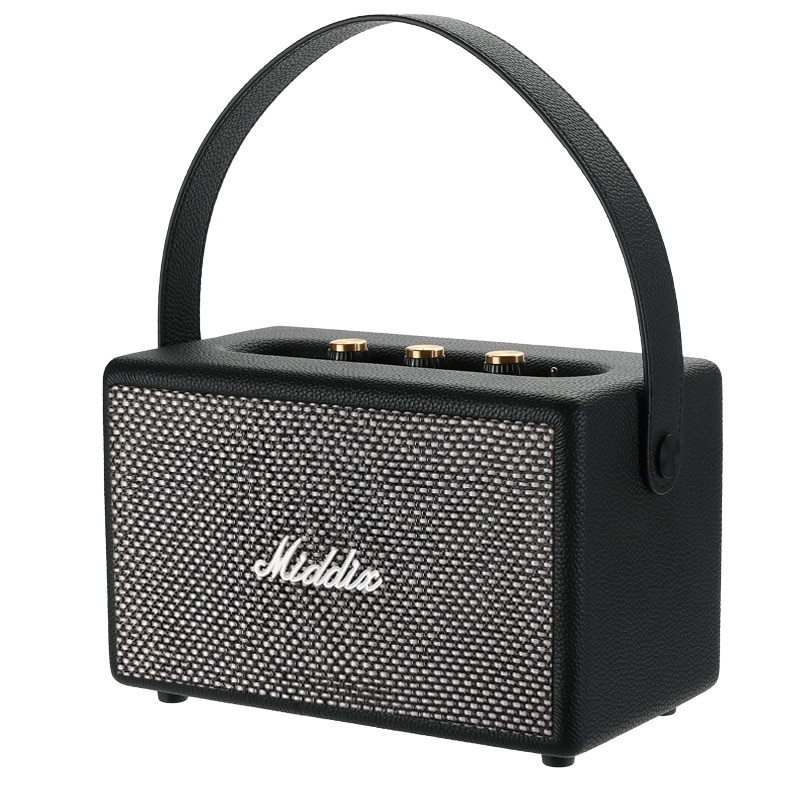 MIDDIX木質復古藍牙音箱便攜式無線低音炮高品質家用電腦音箱音樂中心caixa de som
