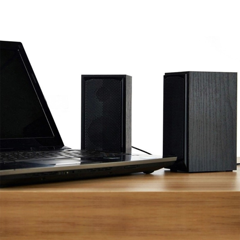 Speaker System Surround,Sound System,Speaker Bookshelf Wired Speaker Sound System Wood Music Speakers For Phone Compute