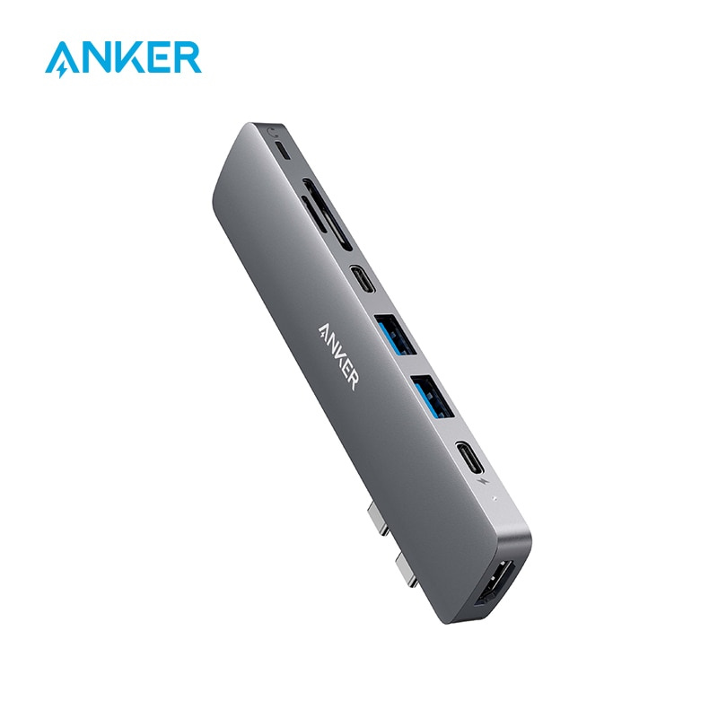 Anker USB C Hub for MacBook, PowerExpand Direct 8-in-2 USB C Adapter, with Thunderbolt 3 USB C Port, 4K HDMI Port, USB C and U
