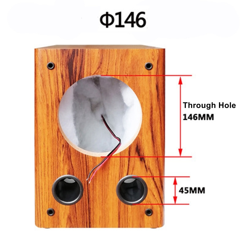 IWISTAO全頻音箱空箱體適用於6.5寸無源音箱箱體木質15mm高密度MDF板體積16L DIY