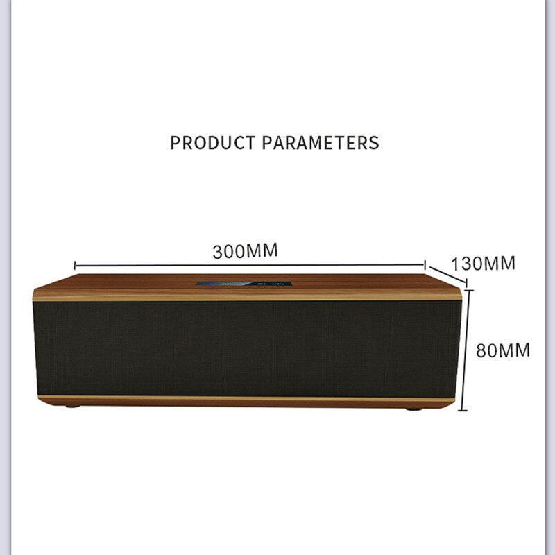 30W 木質藍牙音箱低音炮條形音箱電視回音壁家庭影院音響系統 HiFi 音質音箱適用於 PC 電視