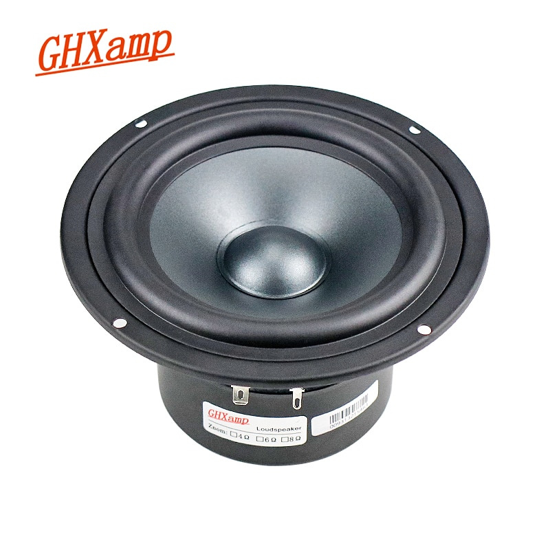 GHXAMP Hifi 5.25 英寸中音揚聲器單元 4OHM 35W 中音揚聲器雙磁中音家庭會議音頻 1 件
