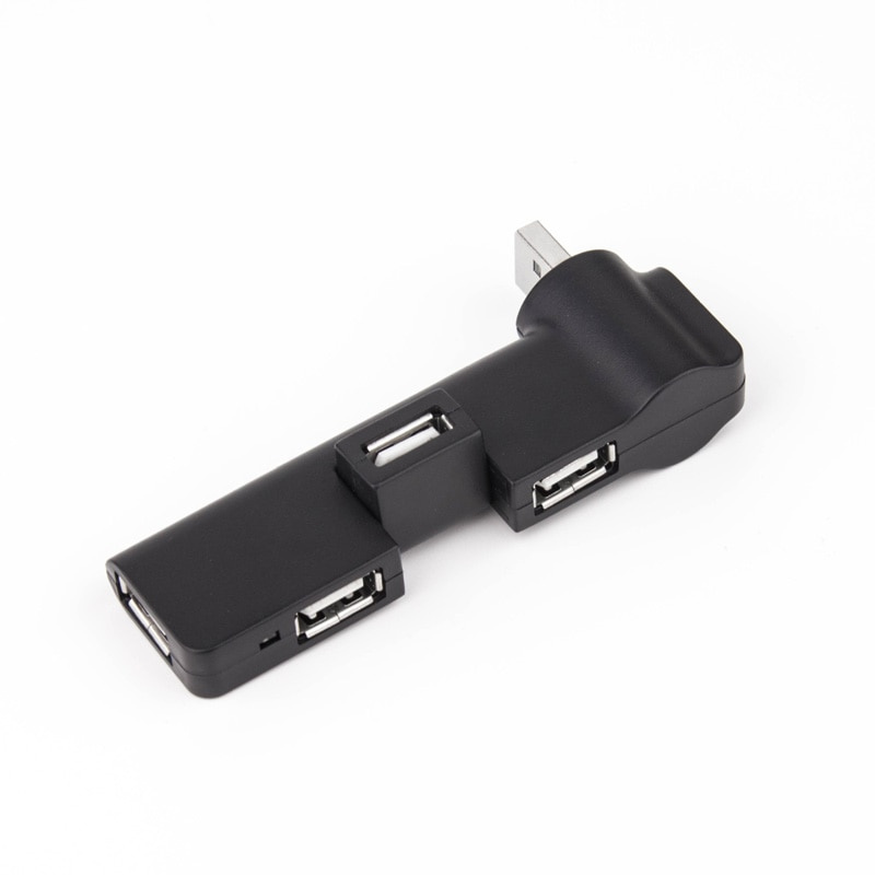 集線器適配器 USB 集線器迷你 USB 2.0 4 端口分配器適用於 PC 筆記本電腦筆記本接收器電腦外設配件高速