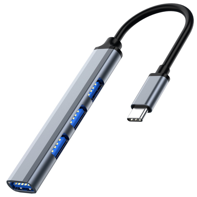 USB C HUB USB 3.0 HUB Type C 4 Port Multi Splitter Adapter OTG for Macbook Pro 13 15 Air Mi Pro HUAWEI Computer Accessories