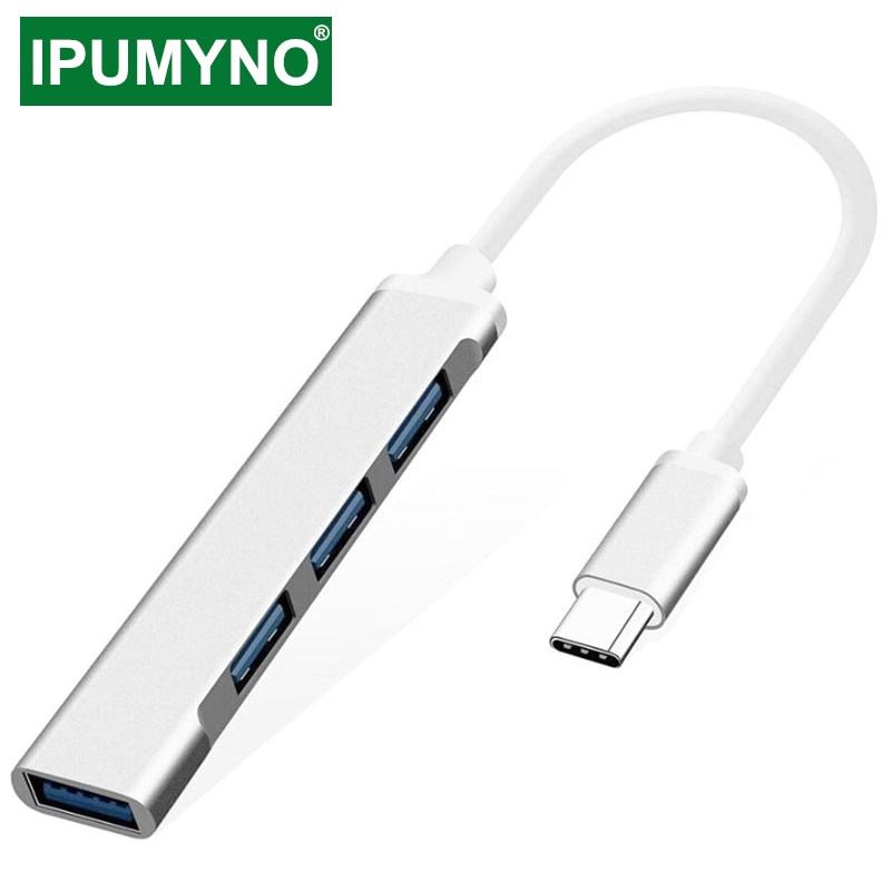 USB C HUB 3.0 3.1 Type C 4 端口多分離器適配器 OTG 適用於小米聯想 Macbook Pro Air PC 電腦筆記本電腦配件