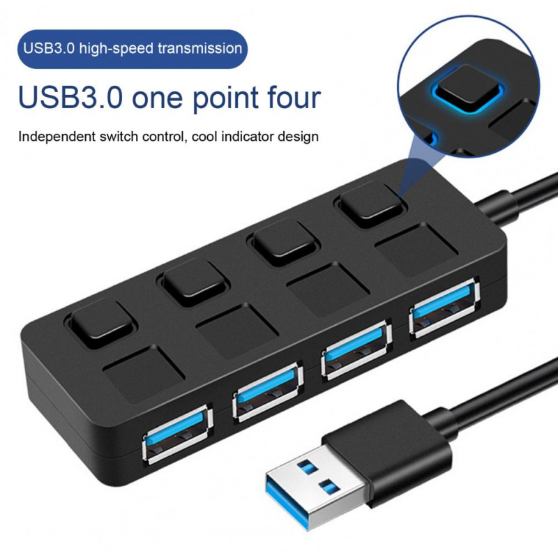 免驅動程序方便兼容 USB 設備集線器分配器 ABS 集線器擴展器易於設置