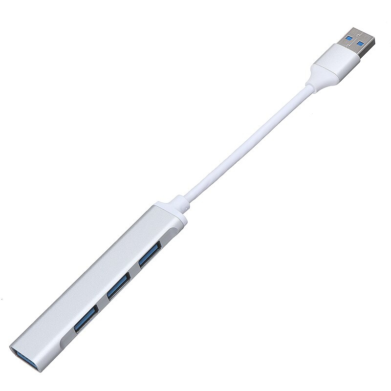 1 件裝超高速 USB 3.0 分離器擴展適配器便攜式輕型筆記本電腦 4 端口集線器適配器適用於 PC 筆記本電腦