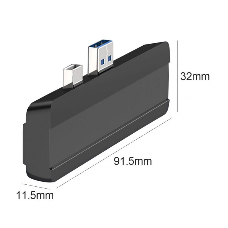 5 合 1 USB 3.0 集線器 4K HDMI 兼容 SD TF 讀卡器適用於 Microsoft Surface Pro 4 5 6 擴展塢多端口適配器擴展器