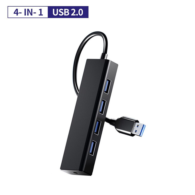 USB3.0集線器4口分線器多口3.0擴展塢USB2.0電腦配件HUB