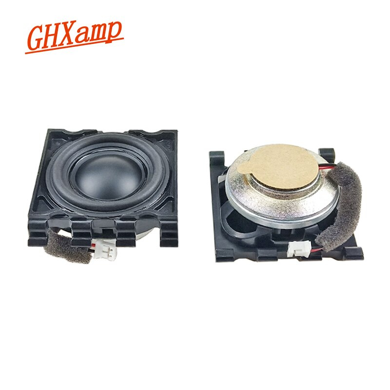 GHXAMP 4Ohm 15W 全頻揚聲器發燒級揚聲器單元銣磁鐵改裝汽車音響中音高音驅動器 2pcs