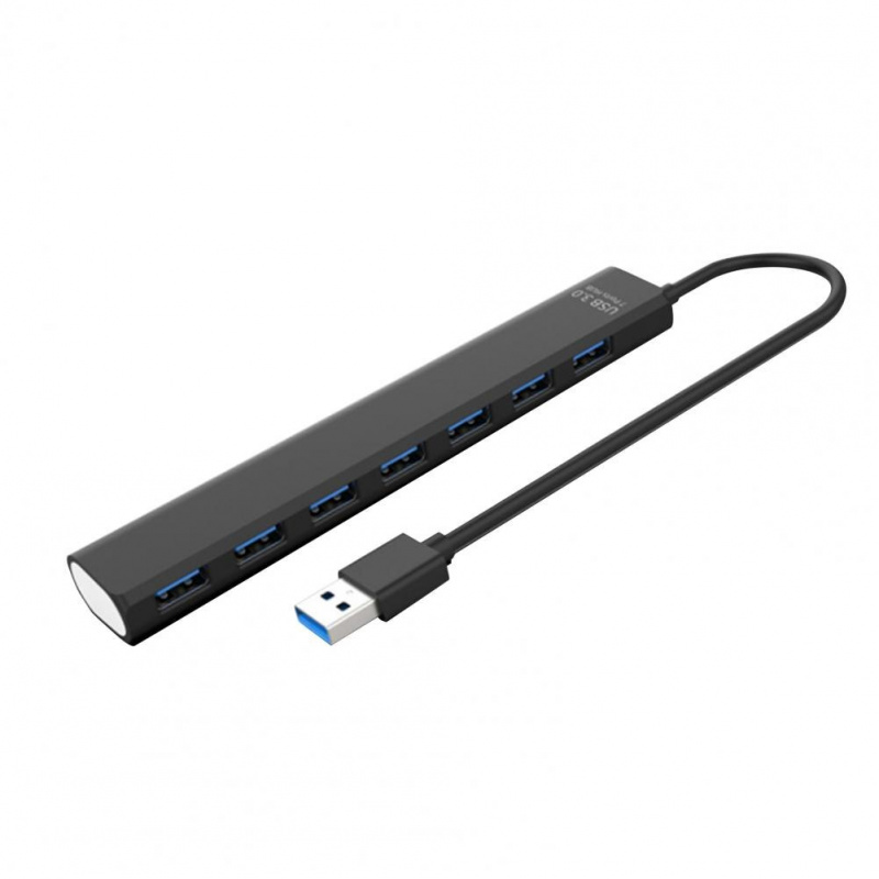 USB 3.0 集線器 5Gbps 即插即用分配器 USB 電源分配器 7 端口高速 HUB 集線器適用於 Windows