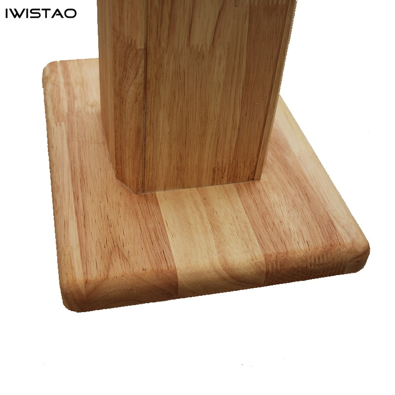 IWISTAO Solid Wood Speaker Stand Household HIFI Bookshelf Full Range Speakers Bracket DIY