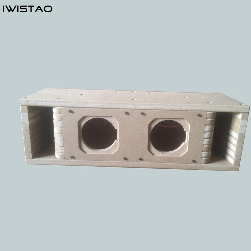 IWISTAO HIFI 全頻音箱空箱體套件 1 PC 中置音箱 3 4 英寸 MDF 迷宮式結構用於電子管放大器