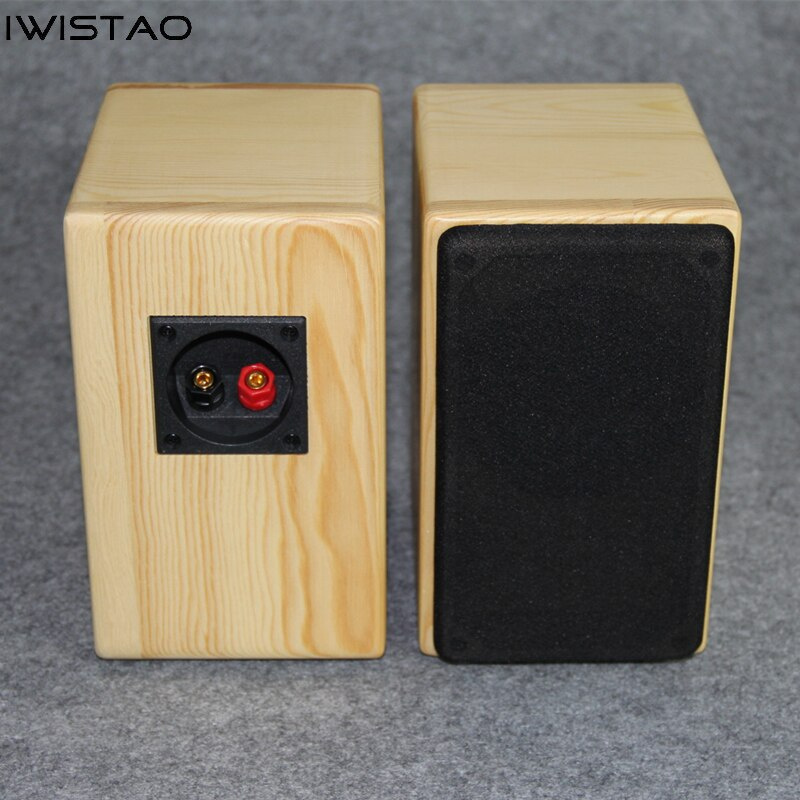 IWISTAO HIFI 3 英寸全頻揚聲器空箱體 1 對實木迷宮結構電子管放大器