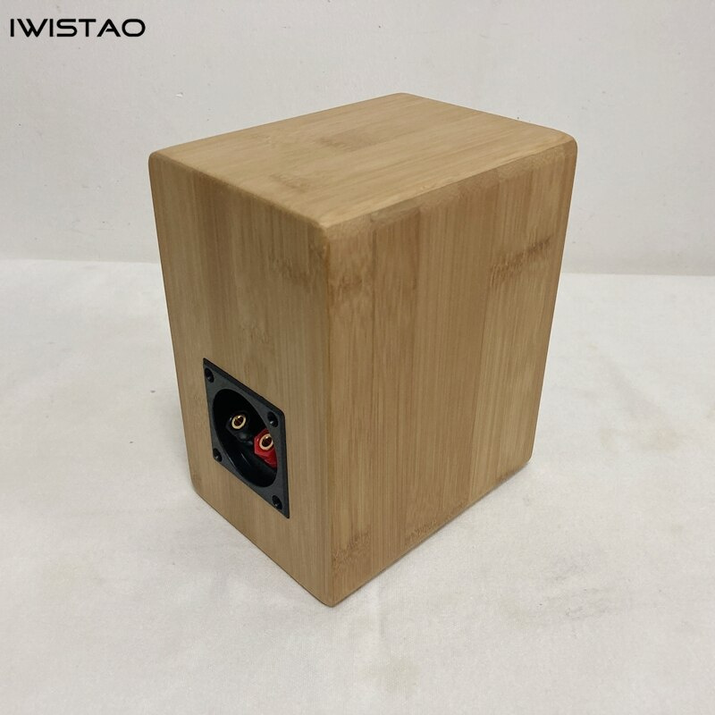IWISTAO HIFI 3寸全頻音箱空箱體倒置1對成品竹木管功放