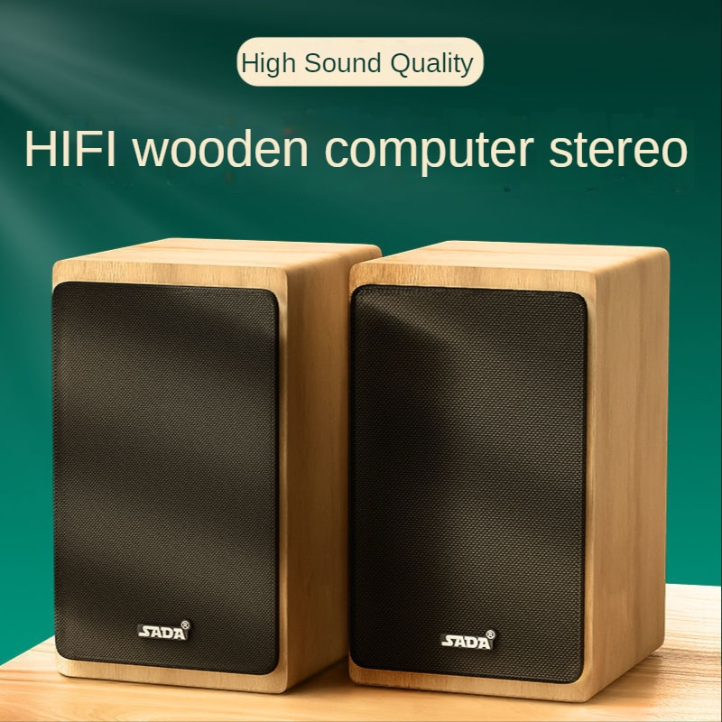 原木音響大音量HIFI震撼超大重低音音箱遊戲台式機電腦重低音炮音響
