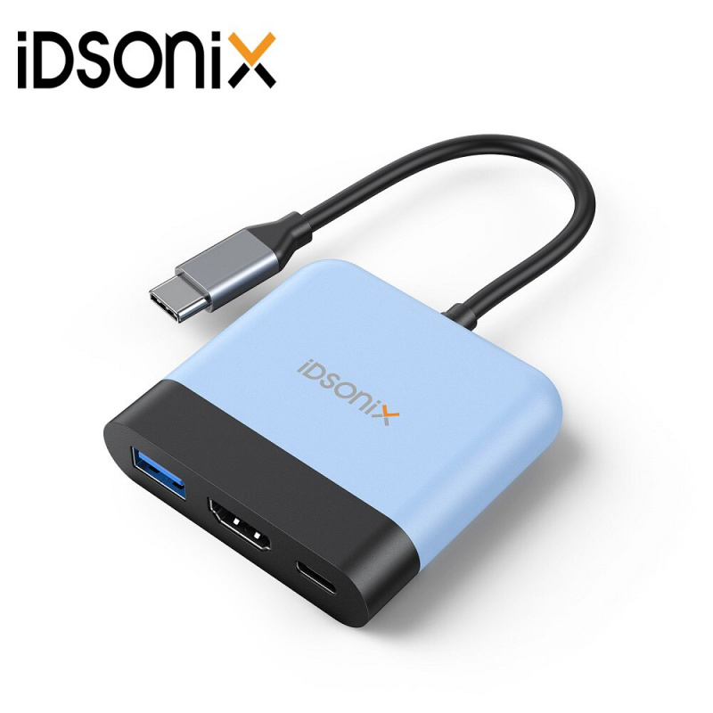 iDsonix USB HUB 4K HDMI 適配器集線器底座 4K USB C HDMI 集線器電纜適用於 Switch Type C 至 HDMI TV Dock Adapter for Switch Mac OS
