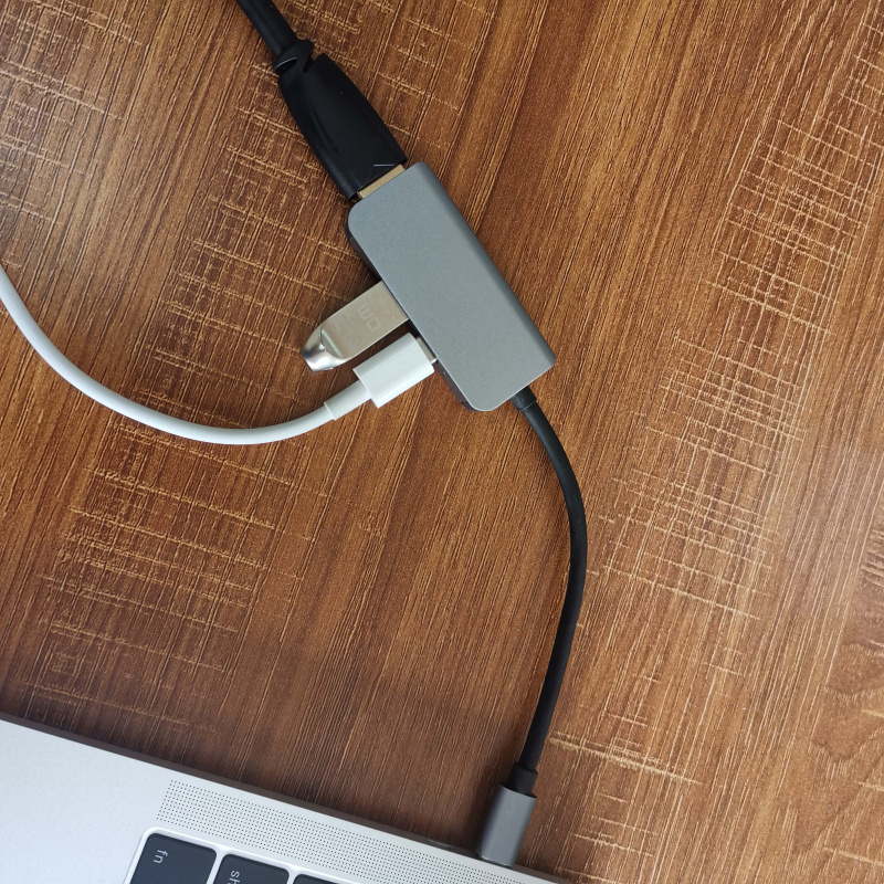 Type C 適配器 3 合 1 USB 3.0 dcking station 多分離器適用於 MacBook Pro Air 電腦配件