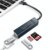 5 合 1 USB C 集線器 USB3.0 多端口適配器便攜式接口至 TF SD 卡擴展塢適用於手機 PC 筆記本電腦 Macbook Pro