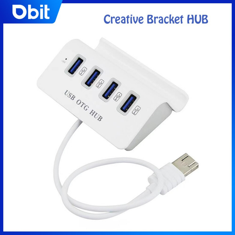 DBIT Micro USB OTG HUB創意四合一電腦手機支架擴展塢 分體USB 2.0 USB3.0延長器
