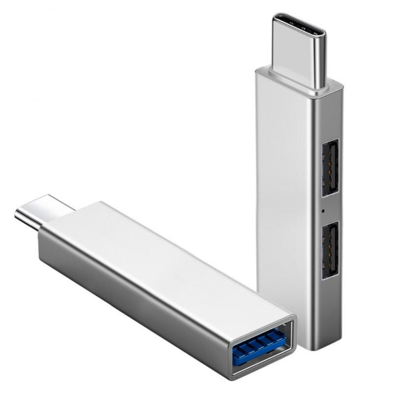 USB 3.0 集線器 Tape-C 分離器 USB 集線器 3.0 快速電源適配器多 USB 端口擴展器 3.0 USB 集線器適用於 Macbook PC 筆記本電腦