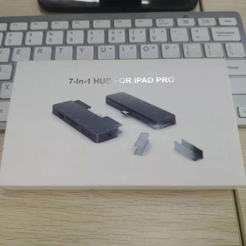 USB C 集線器 USB3.1 集線器帶 PD 充電 TF SD 讀卡器 HDMI 耳機插孔 Type-c 數據 適用於 iPad Pro MacBook Air Type-C 集線器
