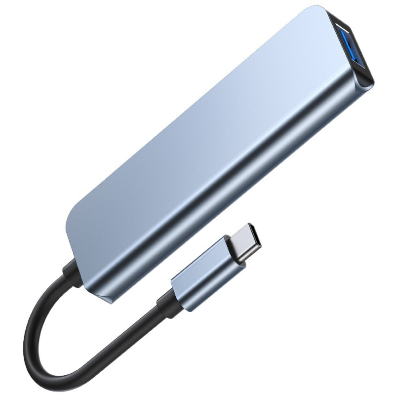 USB C 集線器 4 端口 C 型多分離器適配器，帶 USB 3.0 PC 配件