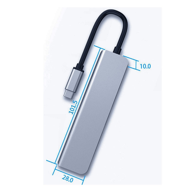 USB 3.0 Type C 轉 HDMI 兼容 PD 充電塢站 USB C 集線器 3.0 適配器適用於 Macbook Air iPad 筆記本電腦 PC Type-C 分配器