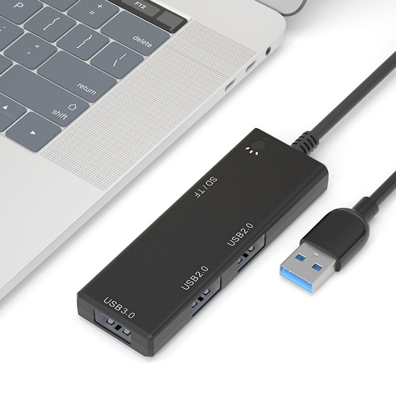 集線器 USB C 3.0 集線器 5 端口 C 型高速 OTG 適配器便攜式 PC 電腦小米 Macbook Pro Air USB 分離器擴展