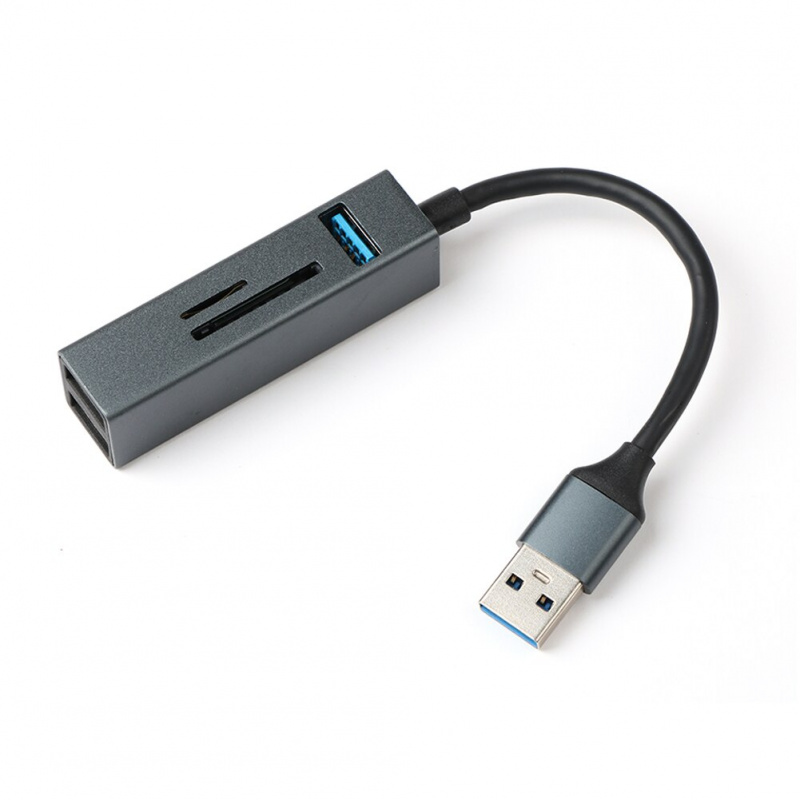 5 合 1 多功能 USB-C 集線器讀卡器擴展塢 USB 3.0 集線器鋁合金適用於 MacBook 筆記本筆記本電腦