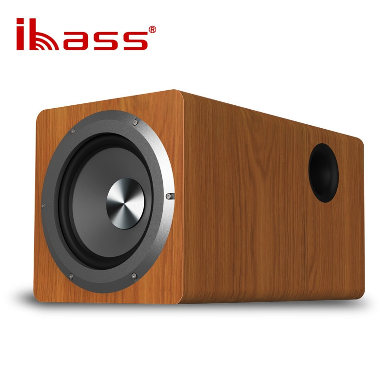 IBASS 100W木質有源音響Caixa De Som藍牙音箱電腦電視同軸無損音箱立體聲家用6.5寸低音炮