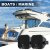 4 英寸 2 對防水船用揚聲器重型表面安裝戶外船用揚聲器適用於 ATV UTV 高爾夫球車卡車遊艇摩托車