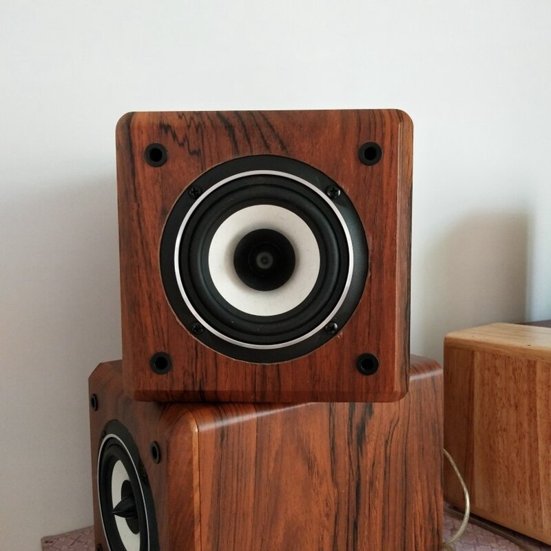 IWISTAO全頻音箱空箱體適用於4寸無源音箱箱體木質15mm高密度MDF板體積4.8L DIY