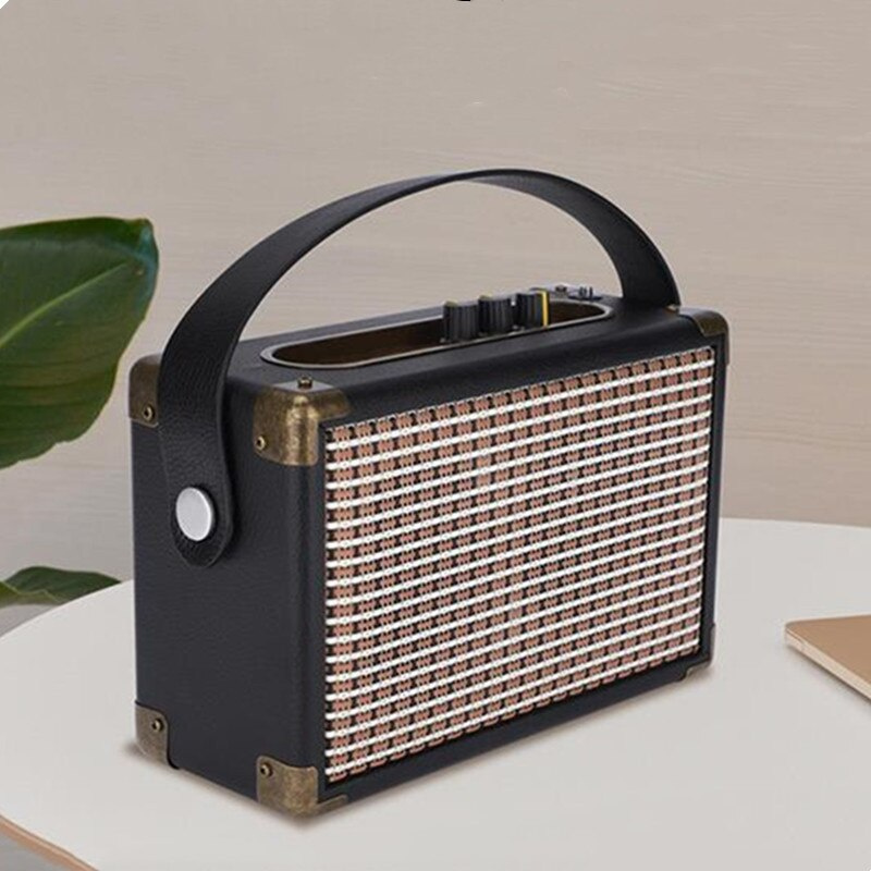 復古收音機藍牙音箱便攜式 30W 大功率音箱高保真立體聲無線低音炮音響音樂中心 BOOMBOX