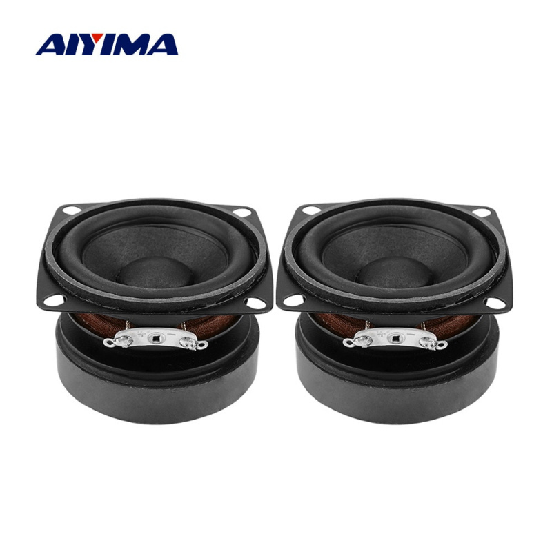 AIYIMA 2 件 53 毫米音頻便攜式揚聲器全頻 4 歐姆 15 瓦揚聲器 DIY 音響迷你揚聲器適用於家庭影院