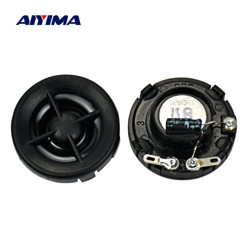 AIYIMA 1寸8歐20W汽車高音揚聲器單元釹超高音音圈高頻帶電容揚聲器2PCS