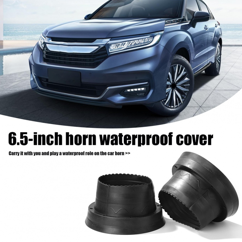 2 件裝 6.5 英寸揚聲器防水罩音頻防銹保護墊汽車音響改裝揚聲器軟防水罩通用 6.5 英寸