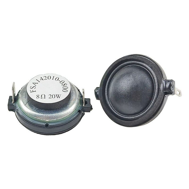 GHXAMP 1.2 英寸 30 毫米釹高音揚聲器球頂絲膜高音揚聲器 8OHM 20W 適用於高保真多媒體書架音響 2 件式