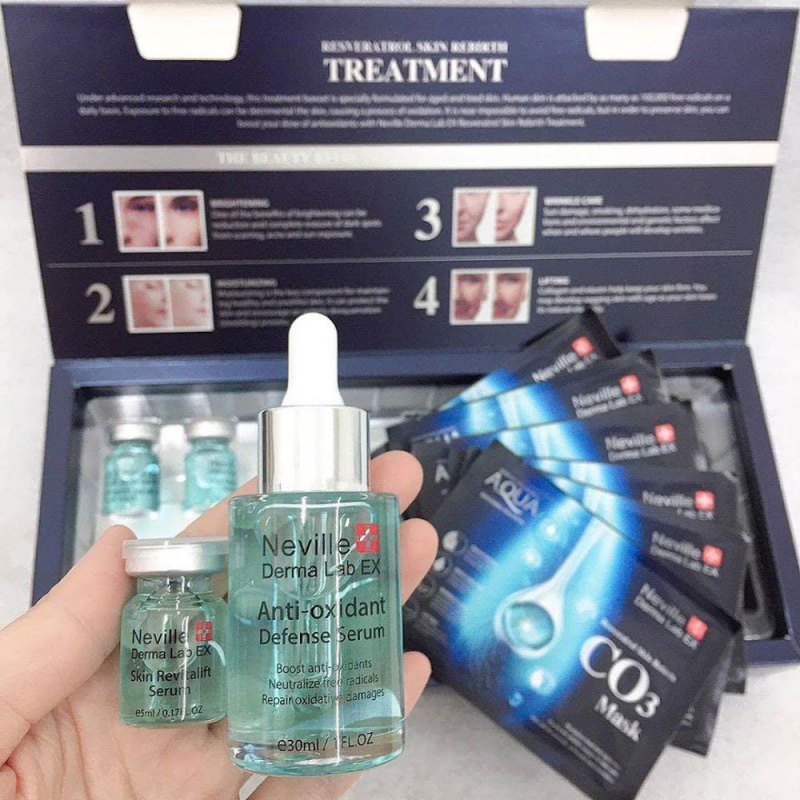 Neville Derma Lab Ex 白藜蘆醇活肌新生療程組合 Resveratrol Skin Rebirth Treatment 保濕 ...