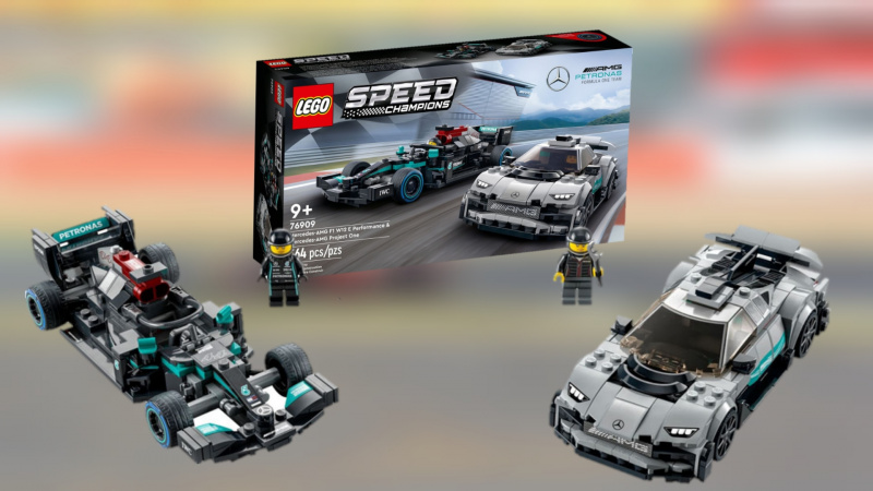 LEGO 76908 林寶堅尼 + LEGO 76909 Mercedes-AMG F1 W12 E Performance & Mercedes-AMG Project One (Speed Champions)