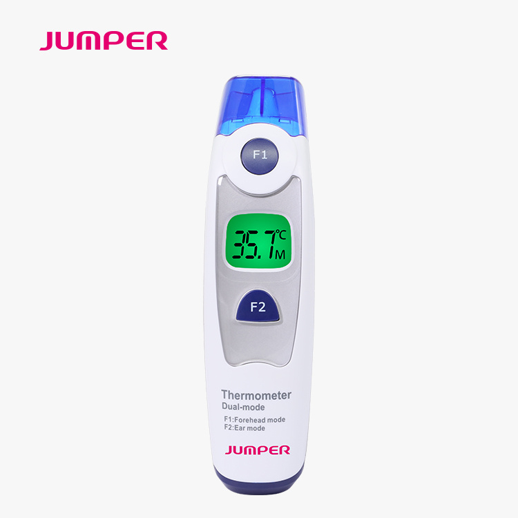🇺🇸美國直送💥  Jumper Medical - JPD-FR100+ Digital Dual-Mode Infrared Forehead and Ear Thermometer CE. FDA. ISO 3大認證 紅外線 額頭/耳式 2用 人體及物件 温度測量器🎊
